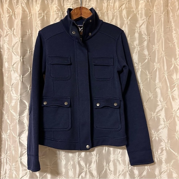 Patagonia Navy Better Fleece Lined Zipper Utility Pocket Jacket - Picture 2 of 13